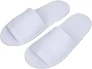 Pair Men's Disposable Slippers Indoor Travel Hotel Spa Home Use Open Toe Comfortable Lightweight