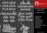 Vampires Army Bundle | Forest Dragon 10mm Fantasy Wargaming Miniatures