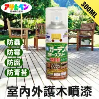 在飛比找momo購物網優惠-【日本Asahipen】水性室內外護木噴漆 300ML 共六