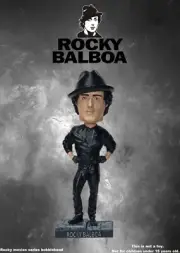 hot Rocky Balboa Movie Bobblehead statue figure Head knocker toys Wwe rambo wwf