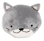 Pillowtex Squishy Face Cornelius The Cat Pillow with Floppy Ears