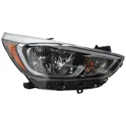 Passenger Side Headlight For Hyundai Accent 2015-2017 Halogen with Bulb(s) CAPA (for: Hyundai)