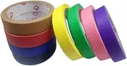 Baluue 6pcs Adhesive Tape Sticky Pink Tack Strong Nail Strips Textured Paper Tape