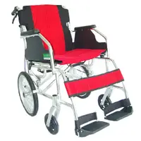 在飛比找蝦皮購物優惠-輪椅B款 / 鋁合金輪椅- (小輪背可折)// YC-867