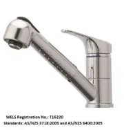 Methven NAIDA SINK MIXER Pull-Out Head Dual Spray 220x70x370mm CHROME 02-5756
