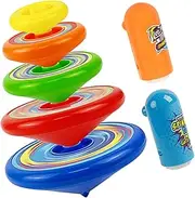 Totority 1 Set Spinning Top Interesting Gyro Rotating Gyros Stackable Spinning Tops Stacking Tops Sorting and Stacking Spinning Tops Individually Plastic