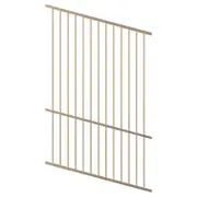 ProtectorAl 350 - 1200 x 1800mm Primrose Raked Up to 15º Flat Top Pool Fence Panel