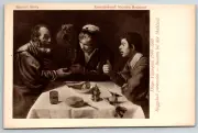 c1930s Diego Velasquez Breakfast Peasants Bauern Bei Art Vintage Postcard