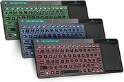 Rii K63C Mechanical Gaming Keyboard,87keys Anti-ghosting PC Gaming Keyboard,Blue Switch with 3 Macro Keys (Green-Backlit, 87Keys)