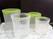Lock n Lock 2 Pcs Pickle Jars with Strainer 47 oz & 24 oz Pickle Jars Containers