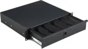 Gator GRW-DRWMIC10 2U Rack Drawer for Wired Microphones (5-pack) Bundle