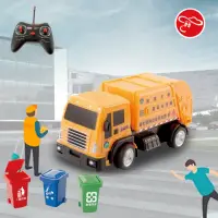 在飛比找momo購物網優惠-【瑪琍歐玩具】遙控回收垃圾車/M9081(後車蓋可翻開)