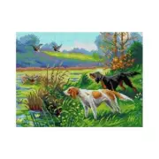 "Mallard off the Water" Printed Canvas for Cross Stitch Tapestry Gobelin 3163