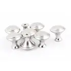 23mm Diameter Drawer Cupboard Cabinet Round Pull Knobs Handle 8 Pcs