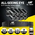 UL-tech CCTV Home System Security Camera 8CH DVR 1080P HD Outdoor IP Day Night