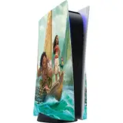 Moana PS5 Console Skin - Moana and Maui Set Sail