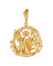 Capucine De Wulf Meadow Wildflower Pendant in 18K Gold Plated