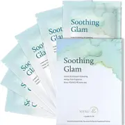 YoungMe Soothing Glam Facial Sheet Mask - 1 Pack Sheets Face Masks - Korean Face Mask Skincare - Instant Soothing, Deep Hydration Masks for Sensitive Skin or All Skin Types