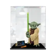 Acrylic Display Case for LEGO 75255 Star Wars Yoda Figure Storage Box Dust Proof Glue Free
