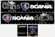 Code 3 Adhesive Vinyl Trailer Decals - Scania black - 1/50 1/76 1/148 1/64 1/87