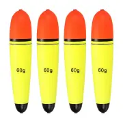 2.1oz Fishing Slip Bobbers, 4 Pack EVA Fishing Float, Yellow