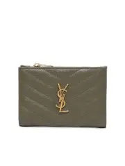 Saint Laurent Monogram Zippered in Grain de Poudre Embossed Leather