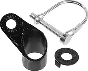 1 Set Trailer Connector Pet Stroller Baby Stroller Hooks Bike Cart Trailer Mounting Adapter Traction Head Drawing Head Cycling Adapter Coupler Rear Rack Accessory Steel