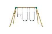 Lifespan Kids Wesley Double Swing with Trapeze