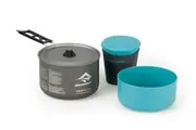 Sea to Summit Alpha Cookset 1.1 - One Person Lightweight Camping Cookware - Blue