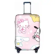Sanrio Cinnamoroll Travel luggage cover 18-32 in high elastic thickened luggage cover dust-proof and scratch-proof luggage protective cover-SFH4681