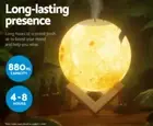 Devanti Aromatherapy Aroma Diffuser Ultrasonic Air Humidifier LED Moon Lamp