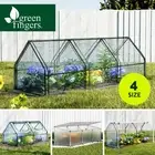 Green Fingers Greenhouse Mini Green House Raised Bed Storage Box PVC Cover