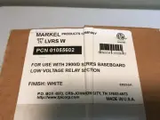 Markel LVRS W PCN 01055602 2900/D Series Baseboard Low Voltage Relay Section