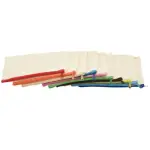 40 Pcs Canvas Zipper Bags Pencil Pouch Makeup Bags Blank Canvas Pencil Case3056