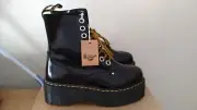 Brand New Dr Doc Martens Jadon Max UK 9 EU 43 US 11 Black Combat Boots