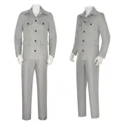 The Boy and The Heron Cosplay Costume Mahito Maki Costume Grey Uniform