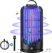 Mosquito Zapper Fly Zapper Bug Zapper Fly Trap Killer Lamp, UV Light Insect K...