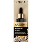 L'Oreal Paris Age Perfect Cell Renewal Midnight Serum 1.0 fl oz., New