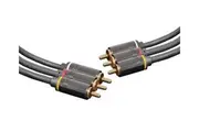 Dynalink 0.75m Composite AV 3 RCA Male to 3 RCA Male Cable