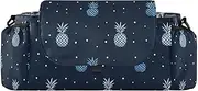 miaozhen Polka Dot Pineapple Dark Blue large stroller organizer bag caddy organizer parent console acesorios para baby accesorios para carro
