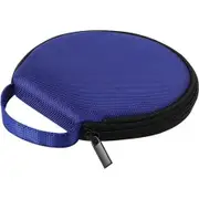 20 Capacity CD DVD Case Holder Portable Wallet Storage Organizer, Protective Storage Holder for Car Travel, Blue
