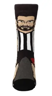 Collingwood Magpies Brodie Grundy Official AFL Youth Nerd Socks 2-7