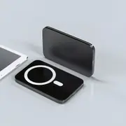 Magnetic MagSafe 10000mAhPower Bank Wireless Battery Charger for iPhone 14 13 15 Pro Max Black