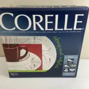 NIB Corelle 16 Piece Livingware SPLENDOR Beautiful Colors, new worth $159.99