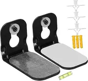 Holibanna 1 Pair Soundbar Wall Bracket Wall Speaker Bracket Universal Soundbar Mounting Bracket for Home Audio System with Adhesive