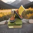 ✅KEEN Elsa Winter Boot Womens -9.5 Lace Up Sherpa Insulated Waterproof NIB BLOCK