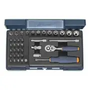 Garant 39 Pc 1/4 inch Drive Socket Set, 6 pt, 4 mm to 13 mm - NEW