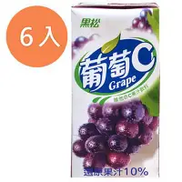 在飛比找蝦皮商城優惠-黑松 葡萄C 維他命C果汁飲料 300ml (6入)/組【康