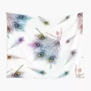 Peacock Dancer Tapestry dance art dancing feathers tapestries feather