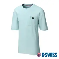 在飛比找momo購物網優惠-【K-SWISS】寬版水洗純棉T恤 Oversized Te